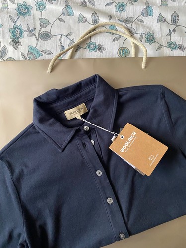 Polo woolrich blu ragazza - polo,